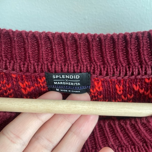 Splendid x Margherita Pullover Sweater with Missoni Daisy Print - Medium - Picture 2 of 4